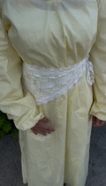 Robe Popeline - nuage jaune